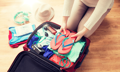 Packing a suitcase